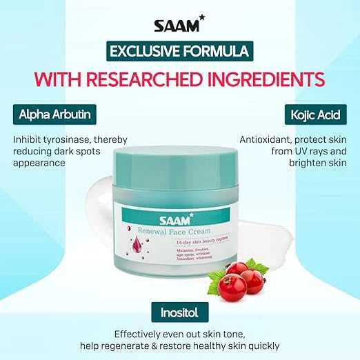 SAAM Renewal Face Cream For Dark Spots 50g