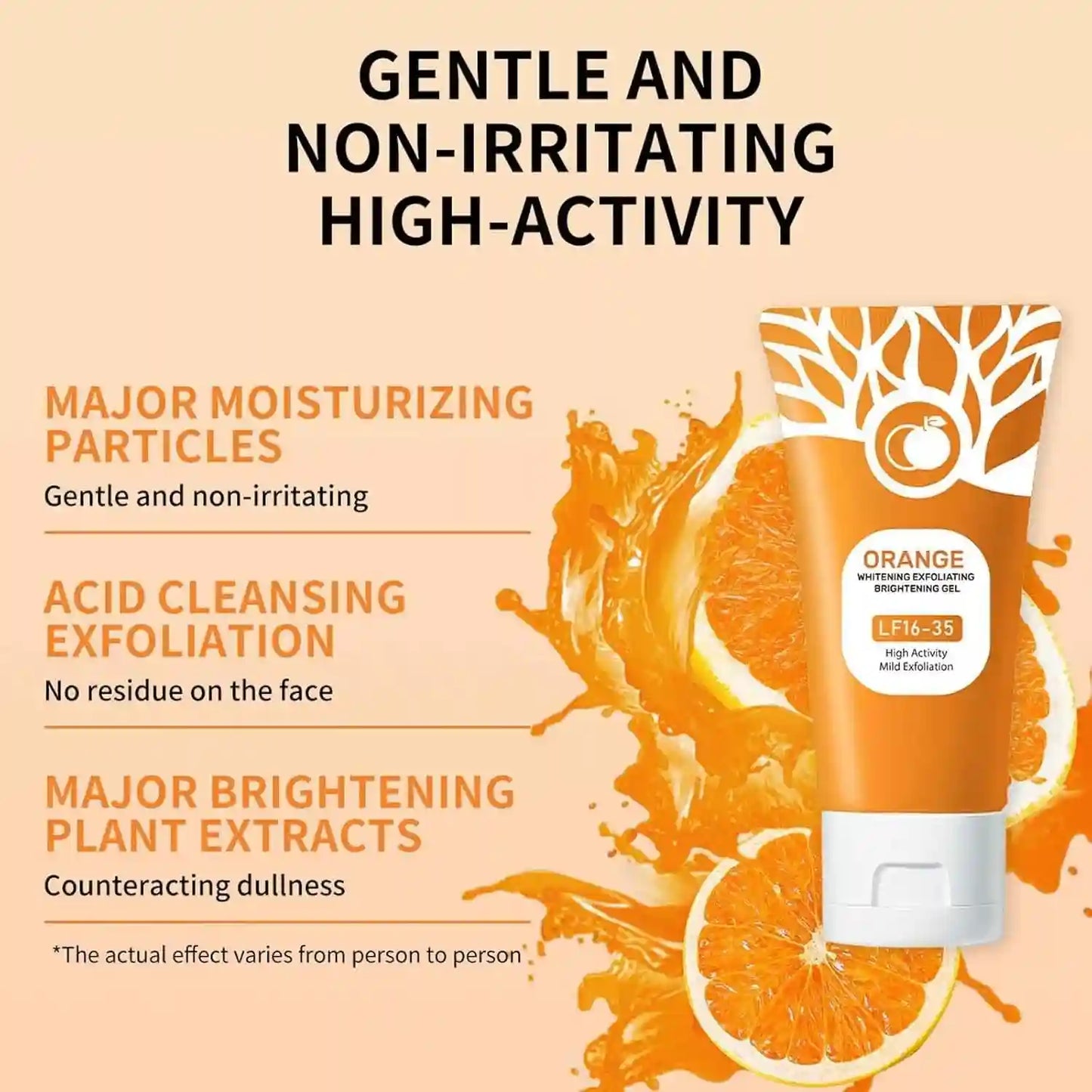 Orange Exfoliating Gel for Face & Body 50mL